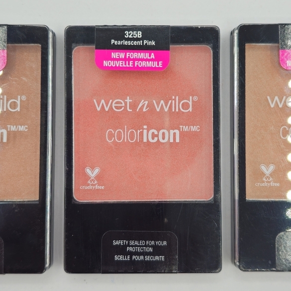 Wet n Wild Coloricon Rosé Champagne Pearlescent Pink Apri-Cot in the Middle - Picture 4 of 5